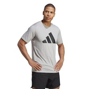 Adidas Gray Tee with Black Logo